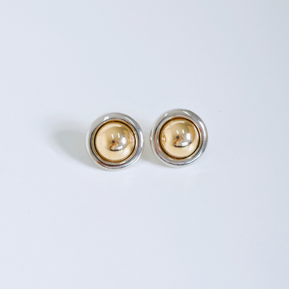 Removable Button Stud Earrings